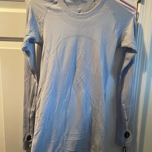 Lululemon Light Blue Long Sleeve Top